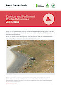 2.3 Erosion and Sediment Control Measures – Berms (2.0)