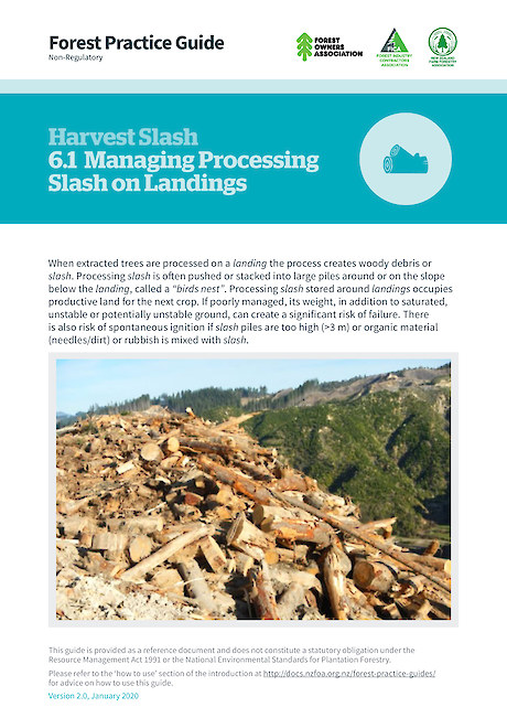 6.1 Harvest Slash – Managing Processing Slash on Landings (2.0)