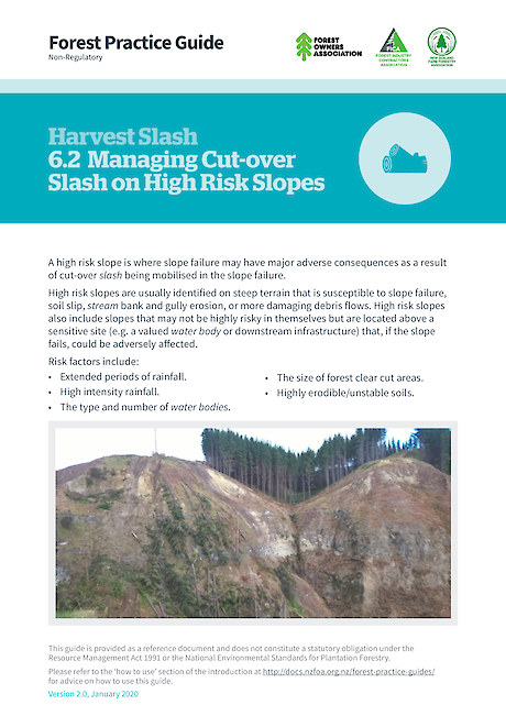 6.2 Harvest Slash – Managing Cut-Over Slash on High Risk Slopes (2.0)